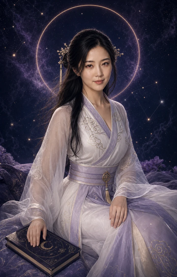 차분한 보랏빛 상담가 린